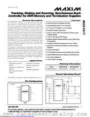 MAX1917EEE+ datasheet pdf MAXIM - Dallas Semiconductor