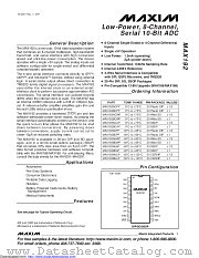 MAX192ACWP-T datasheet pdf MAXIM - Dallas Semiconductor