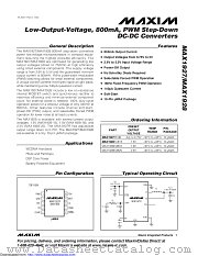 MAX1928EUB18+ datasheet pdf MAXIM - Dallas Semiconductor