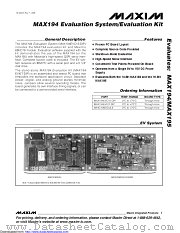 MAX195EVKIT-DIP datasheet pdf MAXIM - Dallas Semiconductor