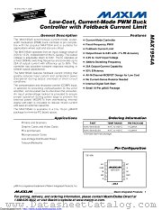 MAX1954AEUB-T datasheet pdf MAXIM - Dallas Semiconductor