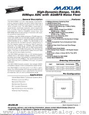 MAX19586ETN-D datasheet pdf MAXIM - Dallas Semiconductor