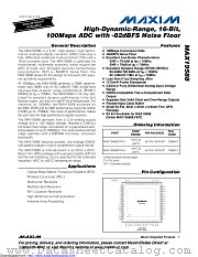 MAX19588ETN-D datasheet pdf MAXIM - Dallas Semiconductor