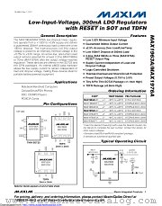 MAX1963AEZT300+T datasheet pdf MAXIM - Dallas Semiconductor