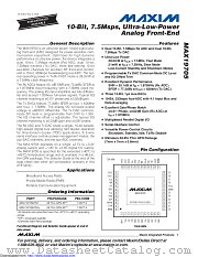 MAX19705EVCMODU datasheet pdf MAXIM - Dallas Semiconductor