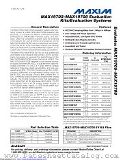 MAX19707EVKIT datasheet pdf MAXIM - Dallas Semiconductor