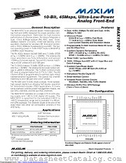 MAX19707ETM datasheet pdf MAXIM - Dallas Semiconductor