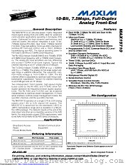 MAX19710ETN datasheet pdf MAXIM - Dallas Semiconductor