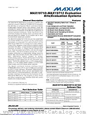 MAX19713EVKIT datasheet pdf MAXIM - Dallas Semiconductor