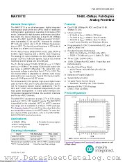 MAX19713C/D+GG3 datasheet pdf MAXIM - Dallas Semiconductor