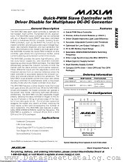 MAX1980ETP-T datasheet pdf MAXIM - Dallas Semiconductor