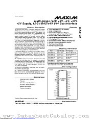 MAX199BENI+ datasheet pdf MAXIM - Dallas Semiconductor