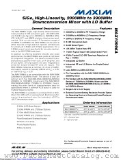 MAX19996A datasheet pdf MAXIM - Dallas Semiconductor