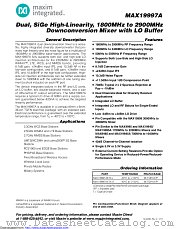 MAX19997 datasheet pdf MAXIM - Dallas Semiconductor