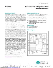 MAX20082 datasheet pdf MAXIM - Dallas Semiconductor