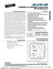 MAX2009ETI+T datasheet pdf MAXIM - Dallas Semiconductor