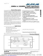 MAX2014ETA+ datasheet pdf MAXIM - Dallas Semiconductor