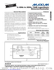 MAX2015ETA+T datasheet pdf MAXIM - Dallas Semiconductor