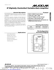 MAX2027EUP+TD datasheet pdf MAXIM - Dallas Semiconductor