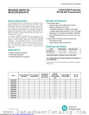 MAX232EEWE+T datasheet pdf MAXIM - Dallas Semiconductor