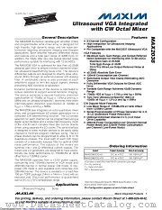 MAX2038CCQ+D datasheet pdf MAXIM - Dallas Semiconductor