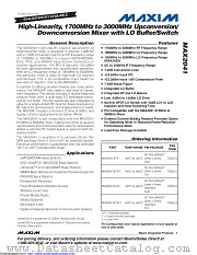 MAX2041 datasheet pdf MAXIM - Dallas Semiconductor