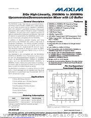 MAX2042EVKIT+ datasheet pdf MAXIM - Dallas Semiconductor