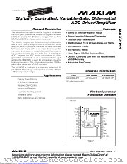 MAX2055EUP+ datasheet pdf MAXIM - Dallas Semiconductor