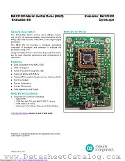 MAX21000EVKIT# datasheet pdf MAXIM - Dallas Semiconductor