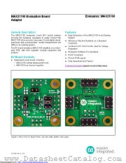 MAX21100EVBRD datasheet pdf MAXIM - Dallas Semiconductor