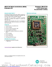 MAX21100EVKIT# datasheet pdf MAXIM - Dallas Semiconductor