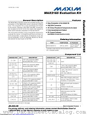 MAX2165EVKIT datasheet pdf MAXIM - Dallas Semiconductor