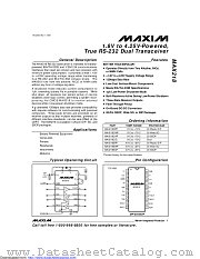 MAX218CWP+T datasheet pdf MAXIM - Dallas Semiconductor