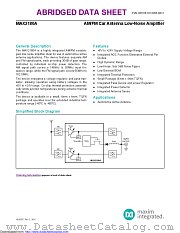 MAX2180A datasheet pdf MAXIM - Dallas Semiconductor