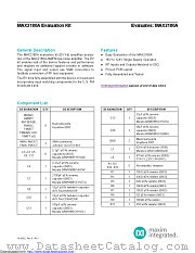 MAX2180AEVKIT datasheet pdf MAXIM - Dallas Semiconductor