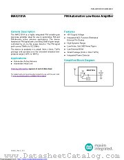 MAX2181AETE/V+ datasheet pdf MAXIM - Dallas Semiconductor