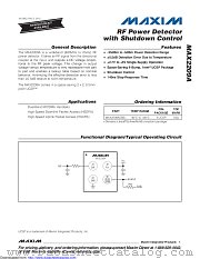 MAX2209AEBS+ datasheet pdf MAXIM - Dallas Semiconductor