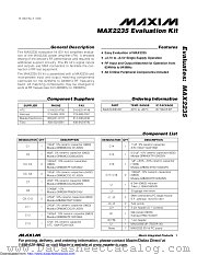 MAX2235EVKIT+ datasheet pdf MAXIM - Dallas Semiconductor