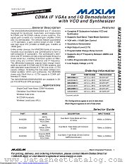 MAX2308ETI+ datasheet pdf MAXIM - Dallas Semiconductor