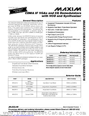 MAX2312EEI+ datasheet pdf MAXIM - Dallas Semiconductor