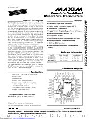 MAX2366EGM-D datasheet pdf MAXIM - Dallas Semiconductor