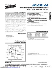 MAX2395 datasheet pdf MAXIM - Dallas Semiconductor