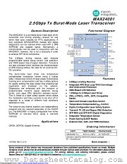 MAX24001-EVAL-OA datasheet pdf MAXIM - Dallas Semiconductor