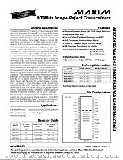 MAX2420EAI+ datasheet pdf MAXIM - Dallas Semiconductor
