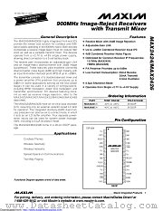 MAX2424EAI+ datasheet pdf MAXIM - Dallas Semiconductor