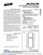 MAX2511EEI+ datasheet pdf MAXIM - Dallas Semiconductor