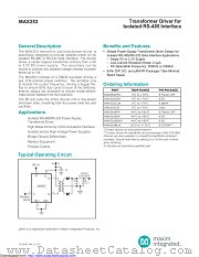 MAX253CPA+ datasheet pdf MAXIM - Dallas Semiconductor