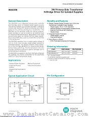 MAX256ASA/V+T datasheet pdf MAXIM - Dallas Semiconductor