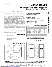 MAX262BEWG+ datasheet pdf MAXIM - Dallas Semiconductor