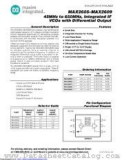 MAX2606EUT+ datasheet pdf MAXIM - Dallas Semiconductor